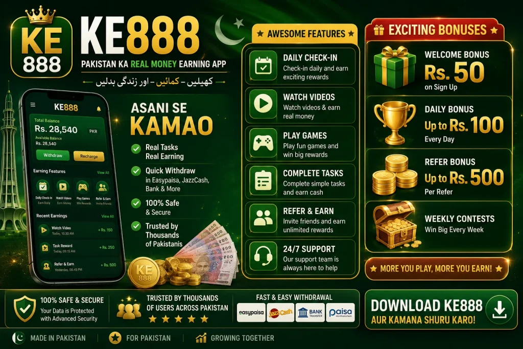 KE888 Game Bonuses